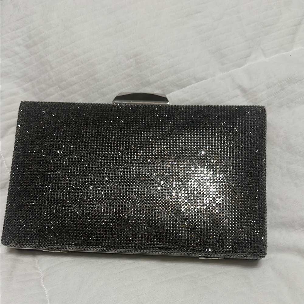 Sparkling Black Clutch